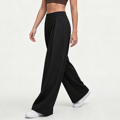 Straight-leg Wide-leg Athletic Pants For Women Casual And Versatile For Outdoor Wear