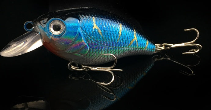WALK FISH 5-Piece Minnow Lure Set - 5 Colors, Hard Bait