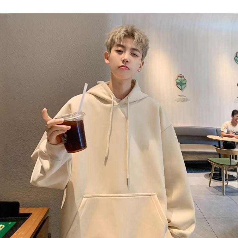 Men's Loose-fitting Pullover Hoodie