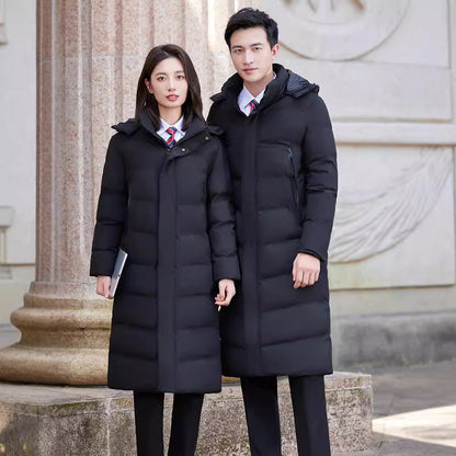 Mens Long Thick Winter Cotton Coat