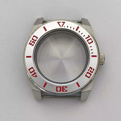 43mm 316 Stainless Steel Aluminum Bezel Watch Case Accessory