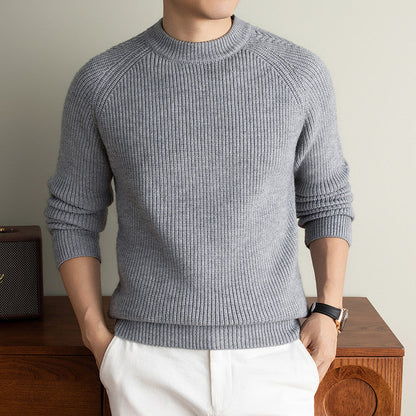 Round Neck Solid Color Trendy Comfortable And Soft