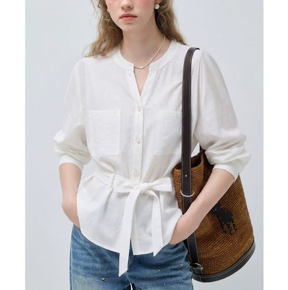 New Stylish Womens Lyocell Blouseshirt