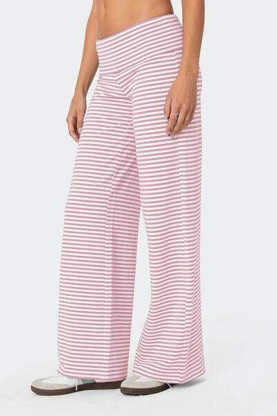 Stylish Striped Wide Leg Pants for Comfortable Fashion
