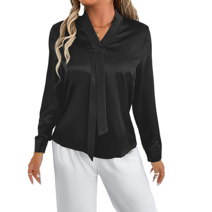 Women's Summer Satin Blouse