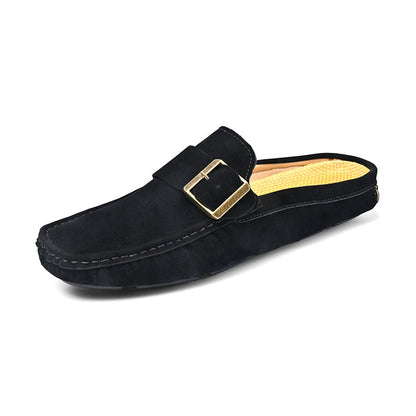 Mens Suede Leather Business-Casual Dress Shoes