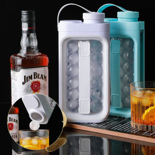 2-in-1 Portable Quick Release Ice Ball Maker