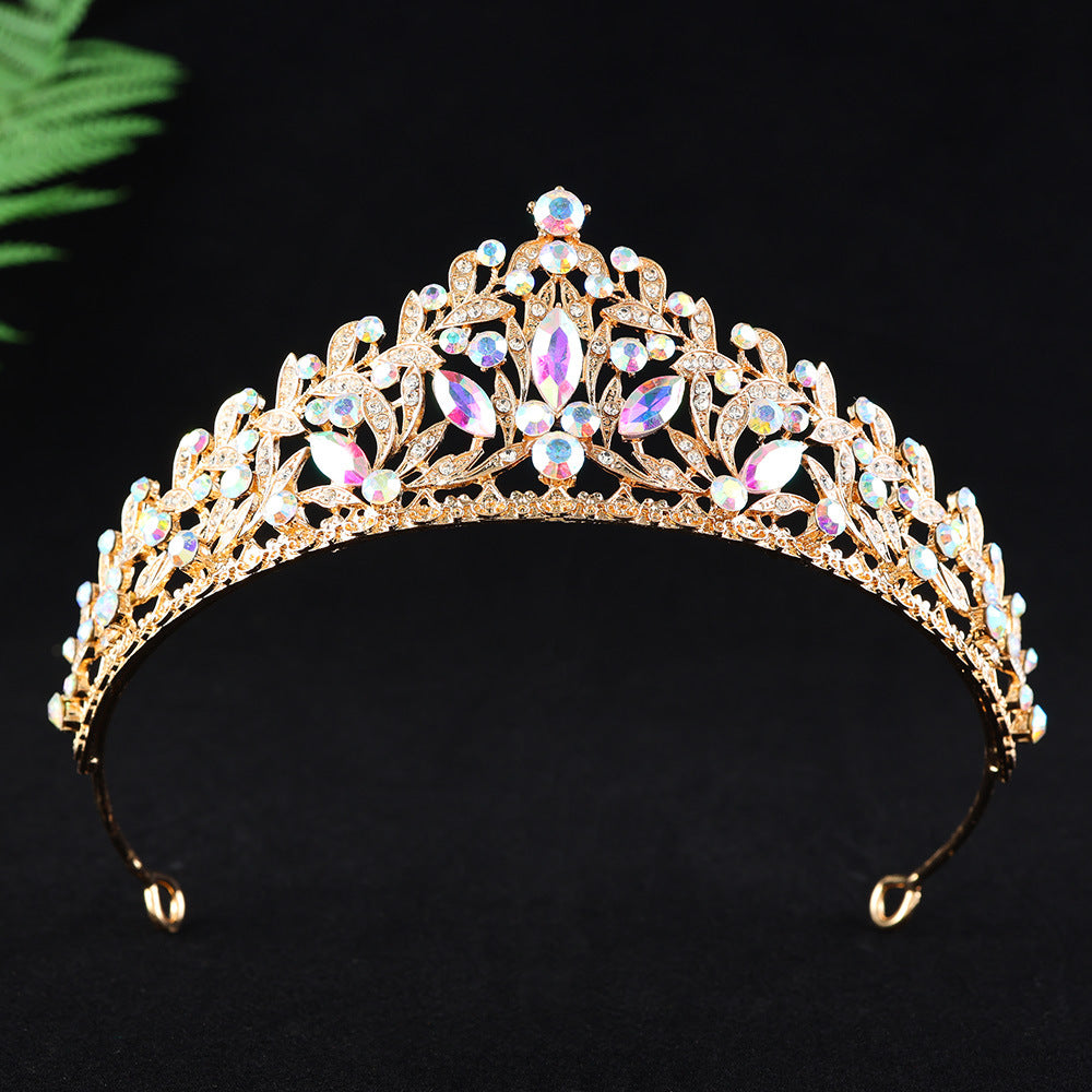 Alloy Rhinestone Princess Birthday Crown Photo Studio Hair Accessory