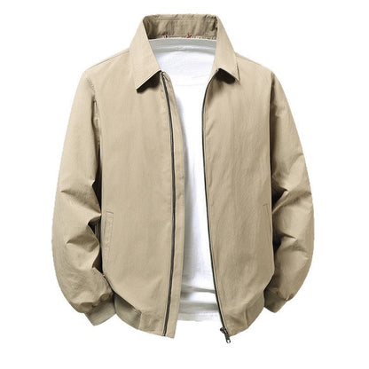Men's Lapel Jacket Spring Autumn Outerwear