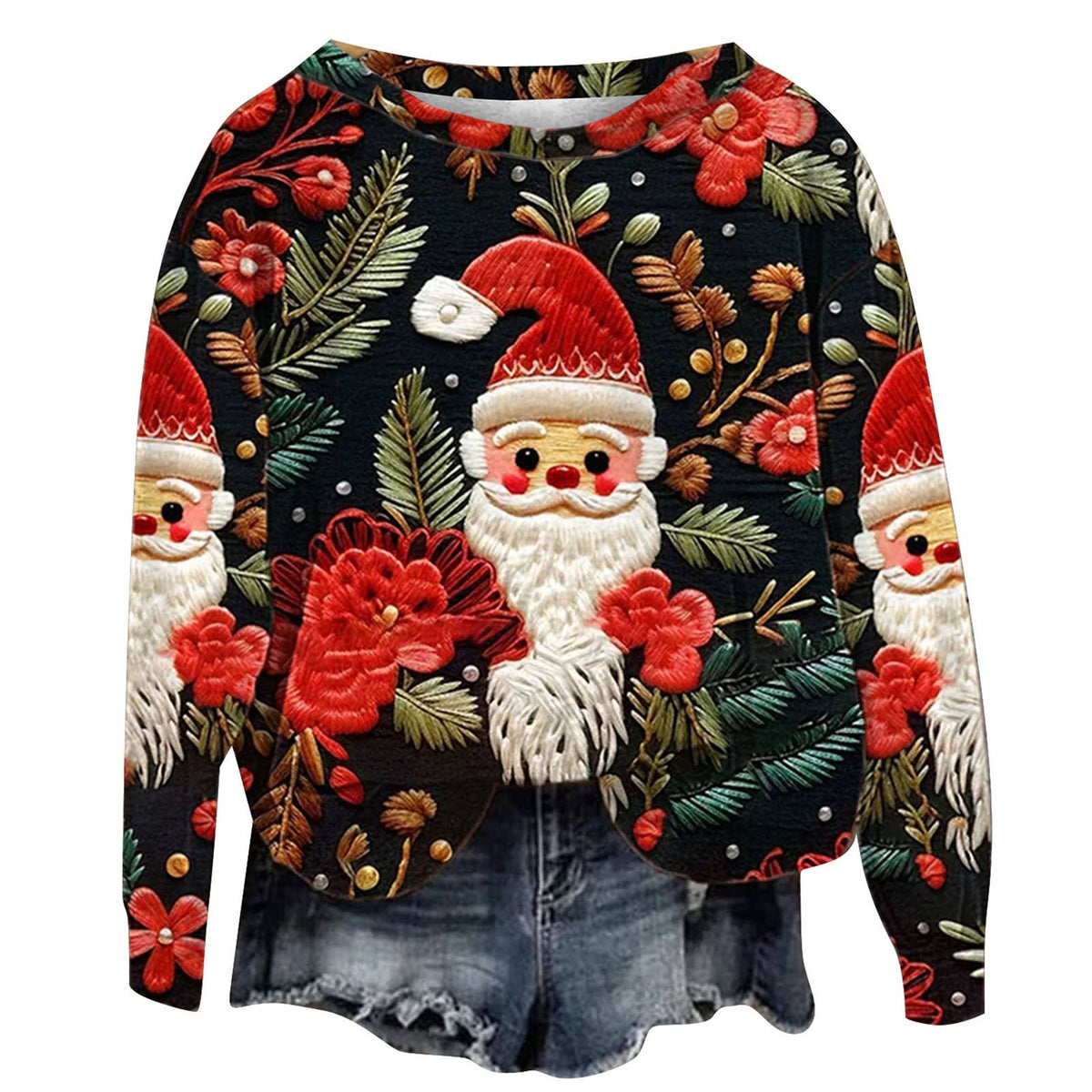 New Womens Hoodie With 3D Digital Print