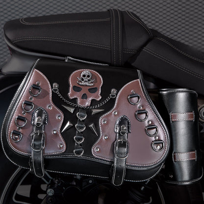 European And American Punk Motorcycle Side Bags