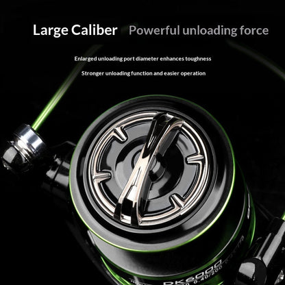 Fun To Use All Metal Spinning Reel Fishing Gear