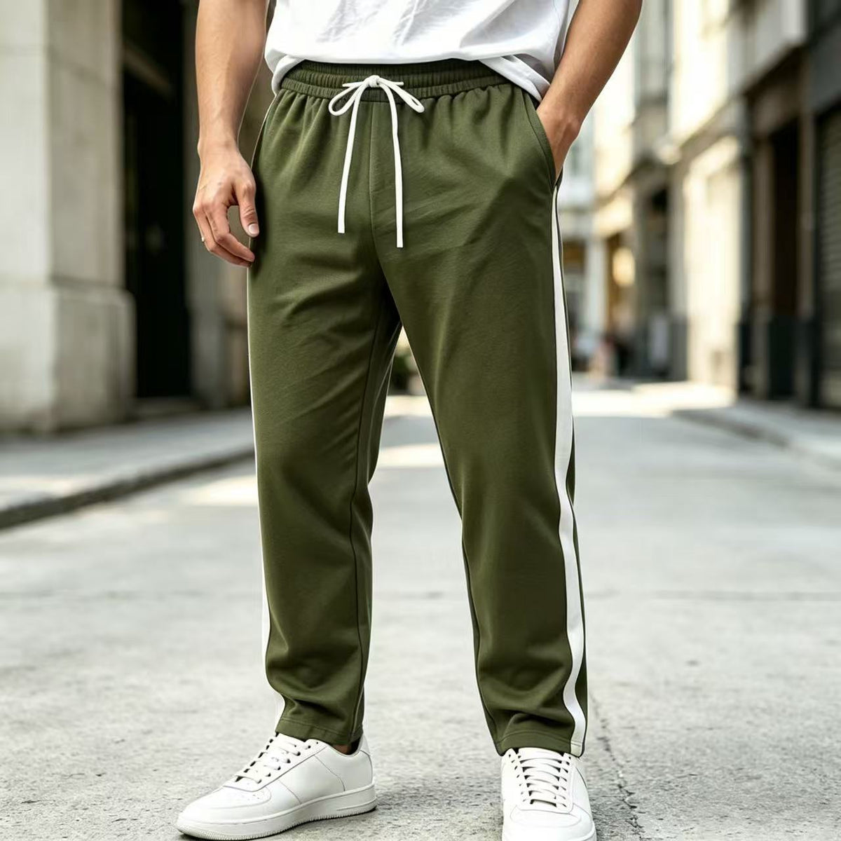 Men's Casual Multi-color Drawstring Sweatpants