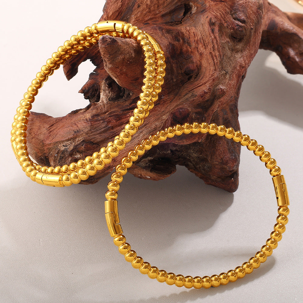 Buckle Bracelet Alloy Open-end Bracelet
