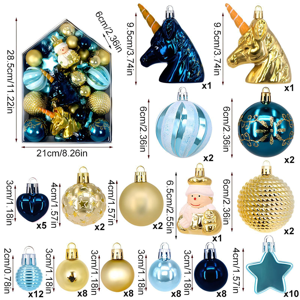 Christmas Tree Ornaments And Decorations