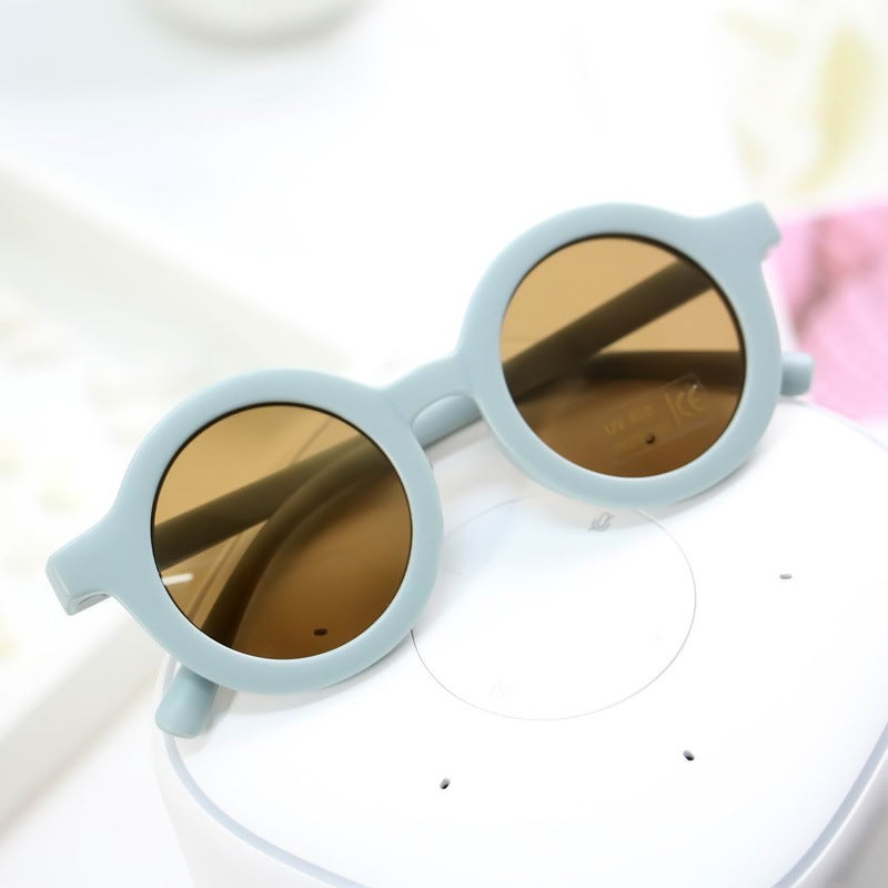 Children's Round Sunglasses Decorative Glasses UV Protection