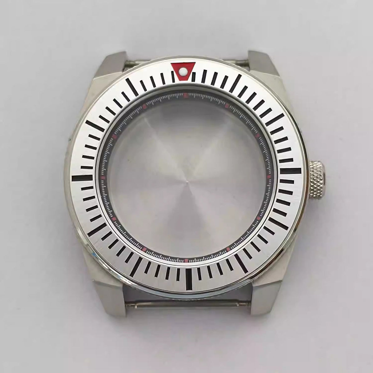 43mm 316 Stainless Steel Aluminum Bezel Watch Case Accessory