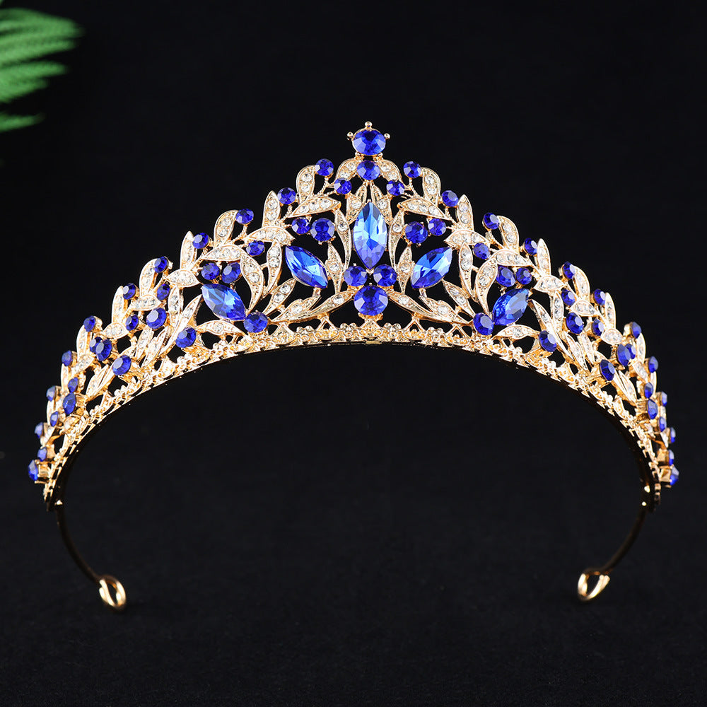 Alloy Rhinestone Princess Birthday Crown Photo Studio Hair Accessory