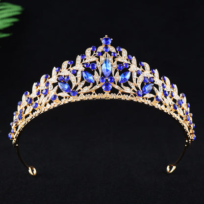 Alloy Rhinestone Princess Birthday Crown Photo Studio Hair Accessory