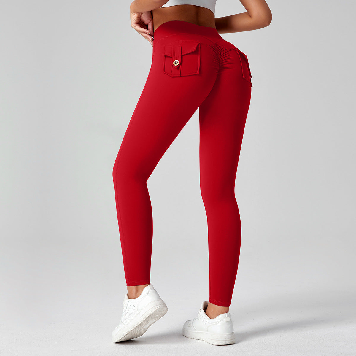 Fitness Yoga Pants For Women High-waisted Butt-lifting Stretchy Form-fitting Workout Tights