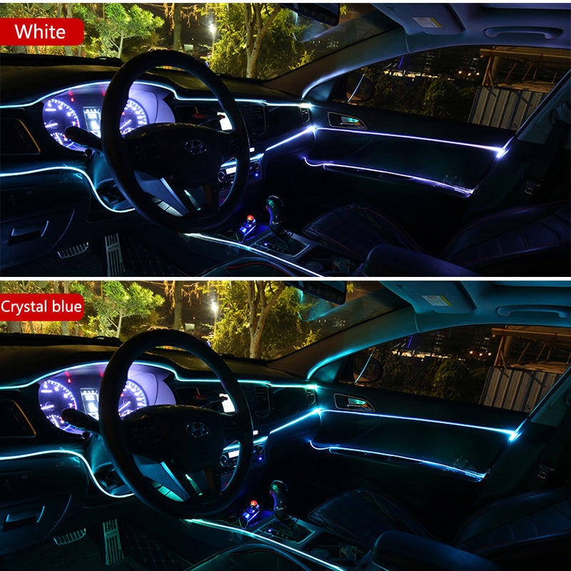 Car LED Neon Strip Lights 12V USB Waterproof