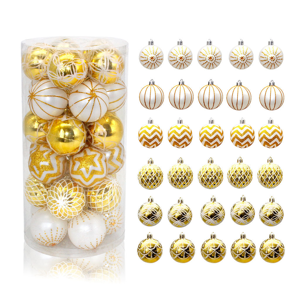 Christmas Decorations, Christmas Tree Decoration Balls In Bucket