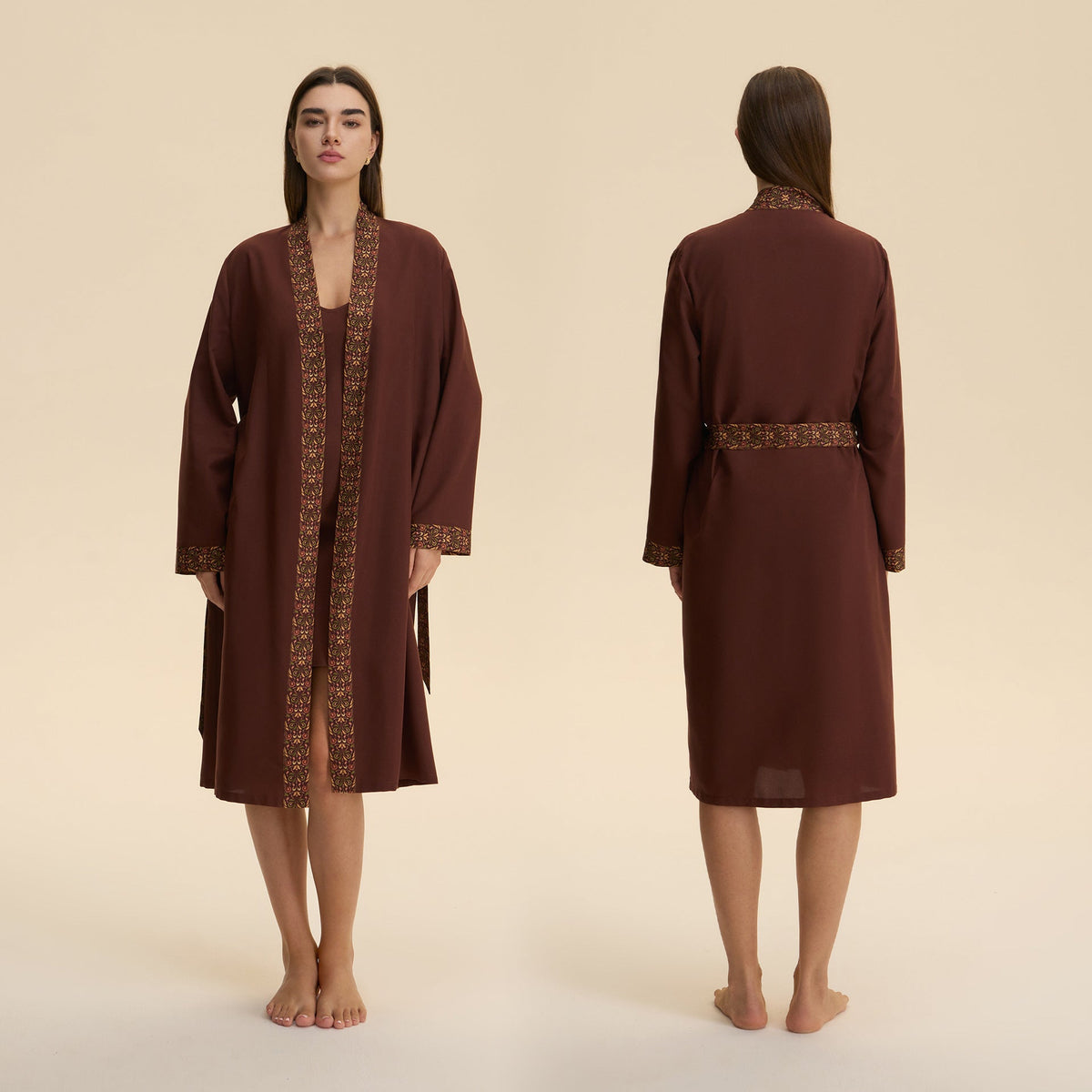 Loose Casual Middle Eastern-style Single Nightgown For Couples Long Cloud-shaped Cotton Loungewear
