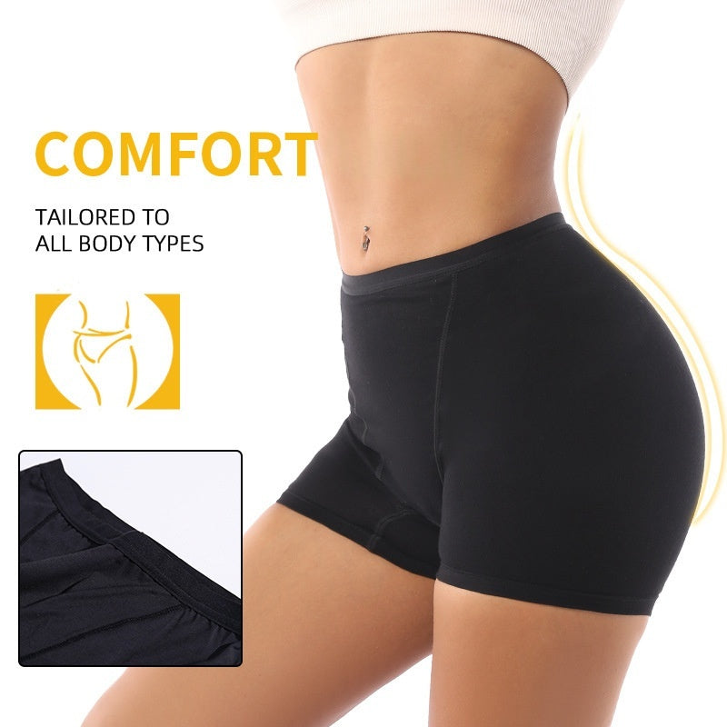 Womens Athletic Boxer Briefs High-waisted
