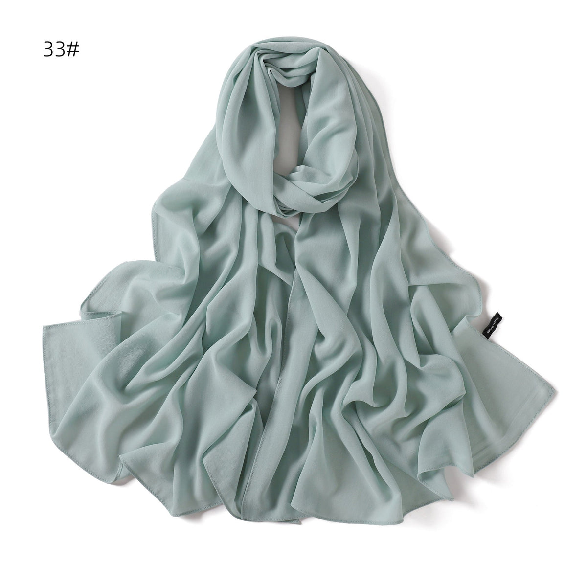 Soft Draping Solid-color Scarf For Women