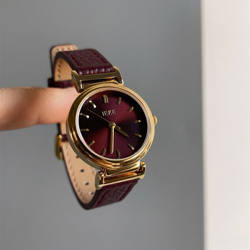 Best-selling Ankla Red New Year Watch For Women Vintage Style