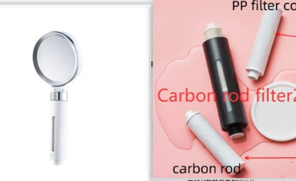 Rain Shower Head Set Filter Pressurized Bath Shower Head Set