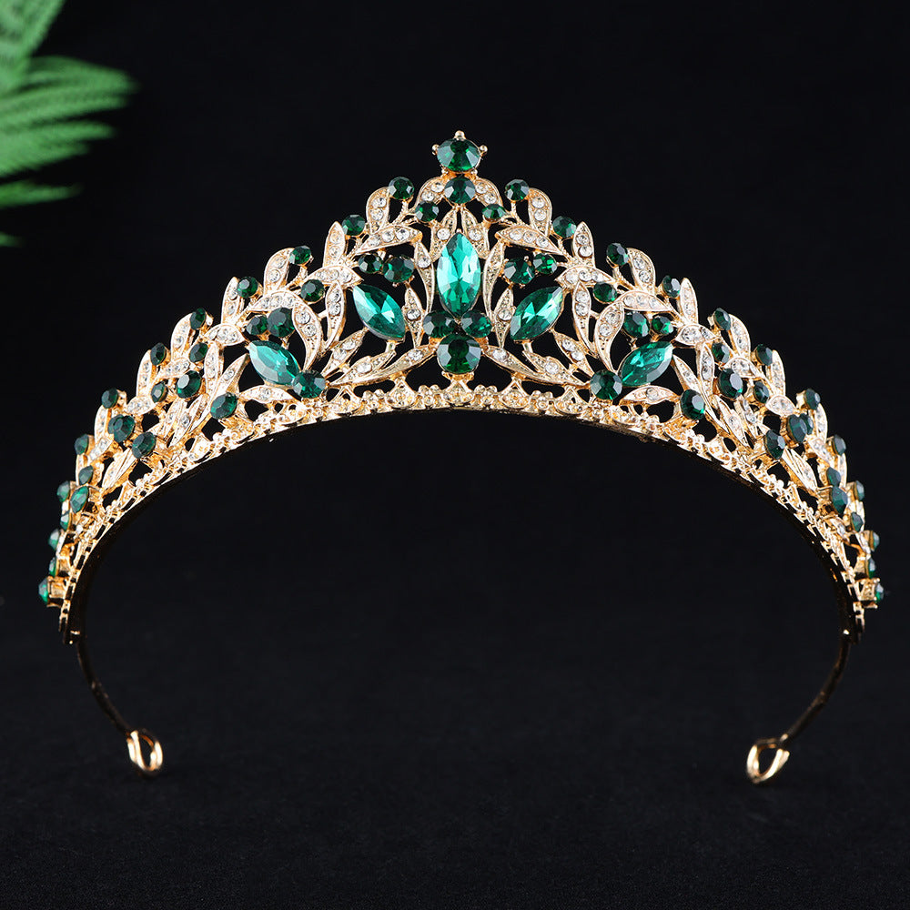Alloy Rhinestone Princess Birthday Crown Photo Studio Hair Accessory