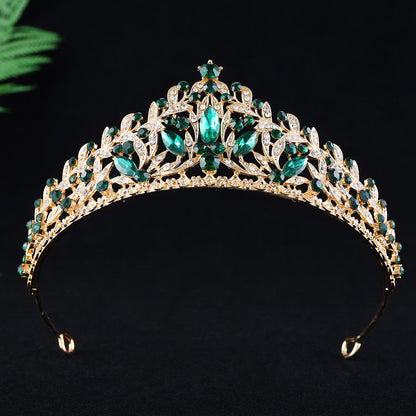 Alloy Rhinestone Princess Birthday Crown Photo Studio Hair Accessory