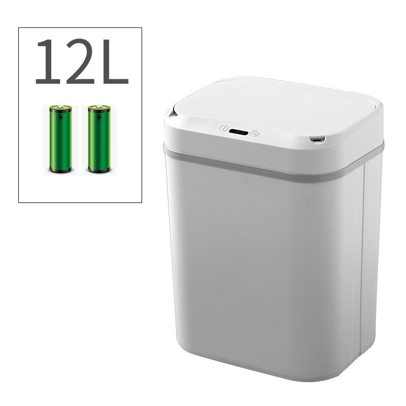 Waterproof Sanitary Bucket Creative Automatic Plastic Paper Basket With Lid