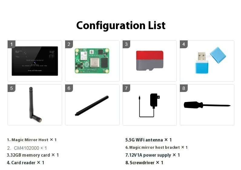 133 Integrated Computer Voice Assistant CM4 Main Control Touch Display