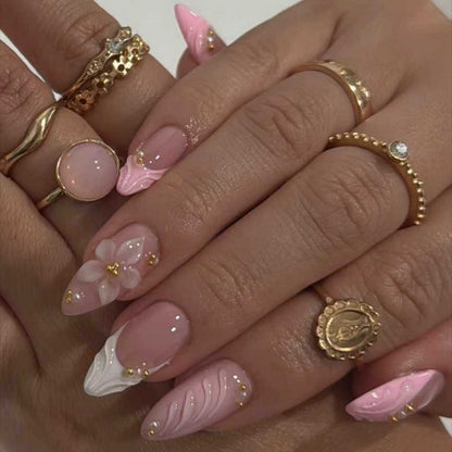 French Carved 3D Wearable Nails