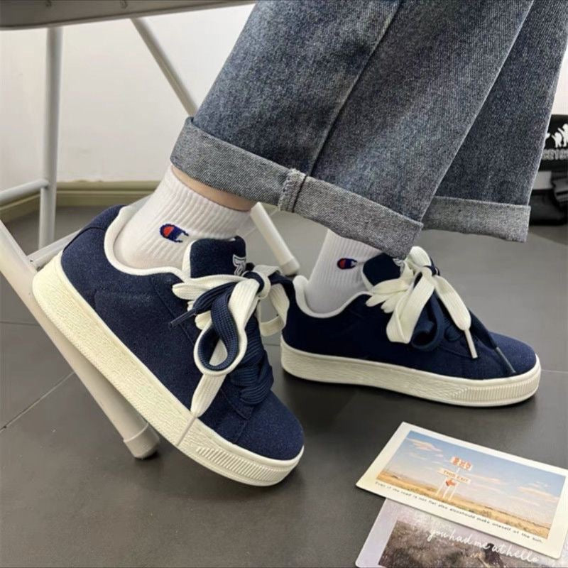 Niche Vintage Chunky-soled Sneakers For Men