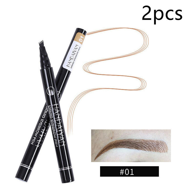Four-Head Liquid Tattoo Eyebrow Pencil
