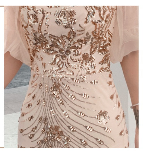 Temperament Long Celebrity Mermaid Evening Dress