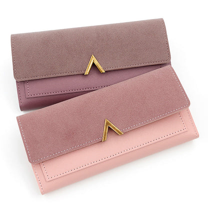 Fashionable Simple Long Wallet For Women