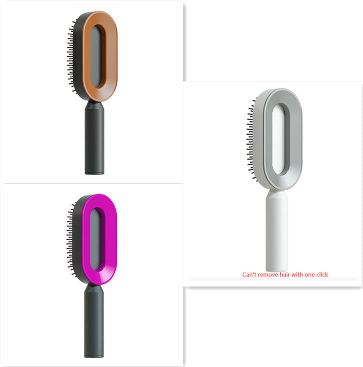 Self Cleaning Hair Brush One-key Airbag Massage