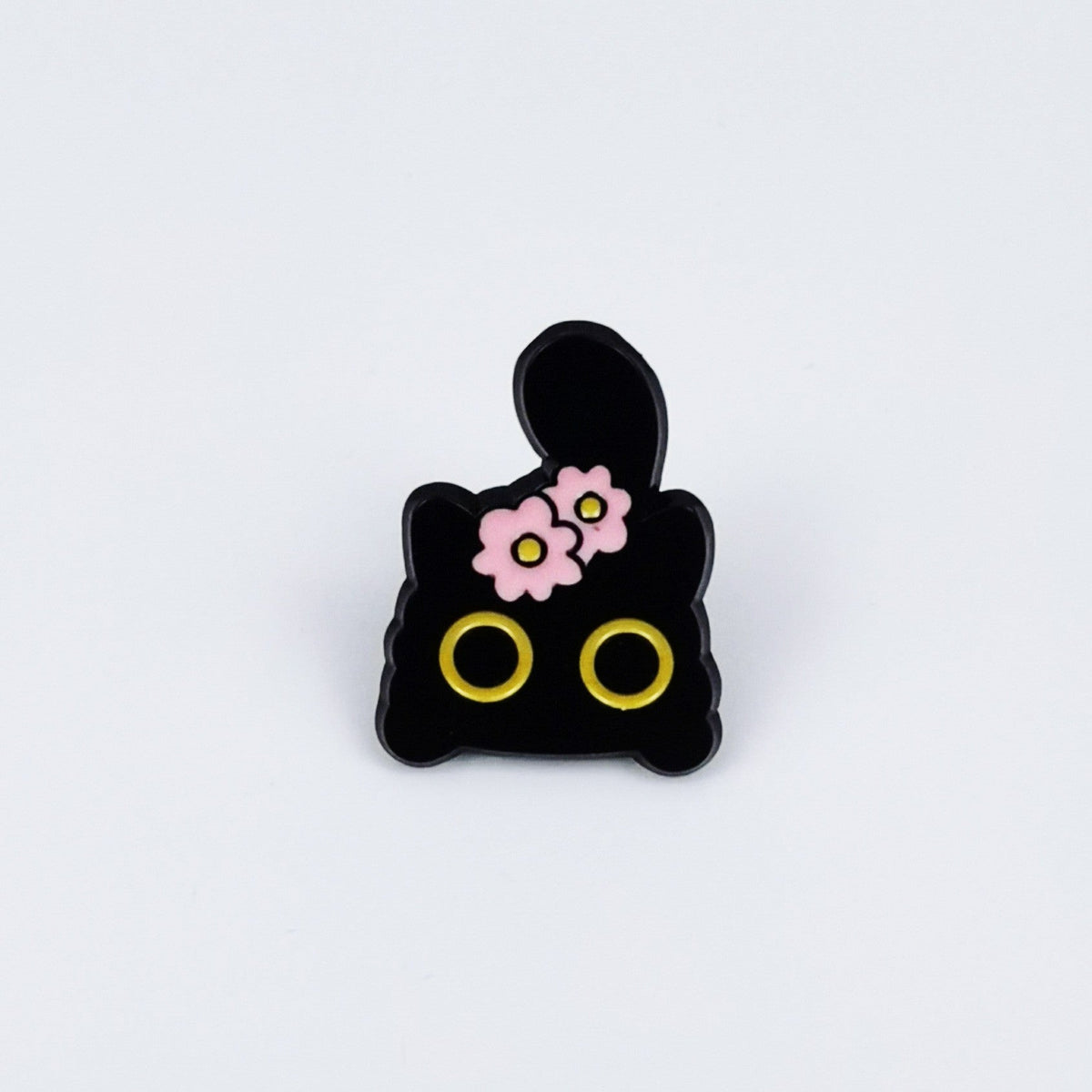 Black Catstyle Brooch, Versatile And Niche, Made Of Alloy For Clothing
