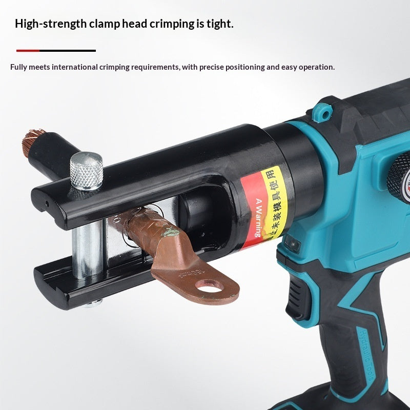 Compact Lithium-battery-powered Hydraulic Crimper Portable Wire Crimping Tool