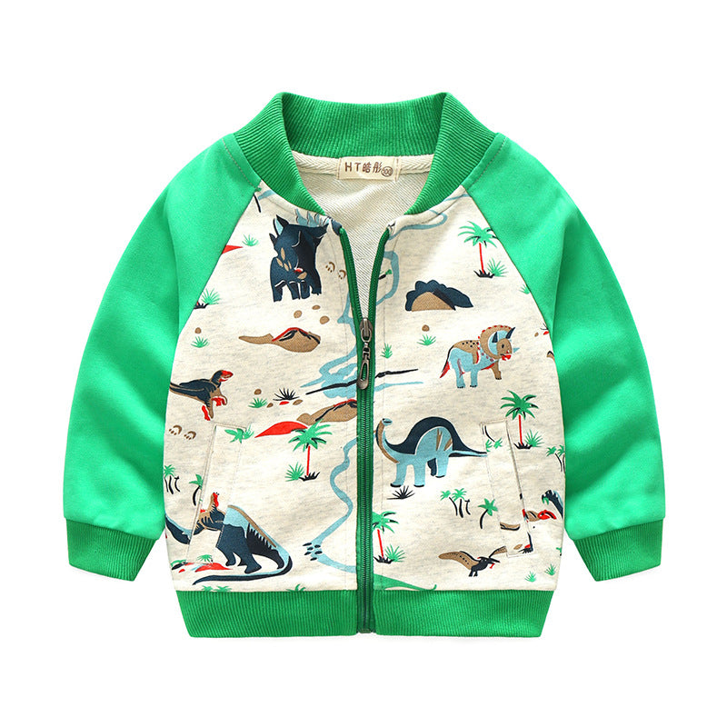 European And American Children's Clothing Cartoon Children's Coat