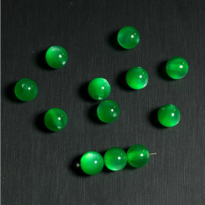 Resin Beads Cat Eye Round Beads Ornament