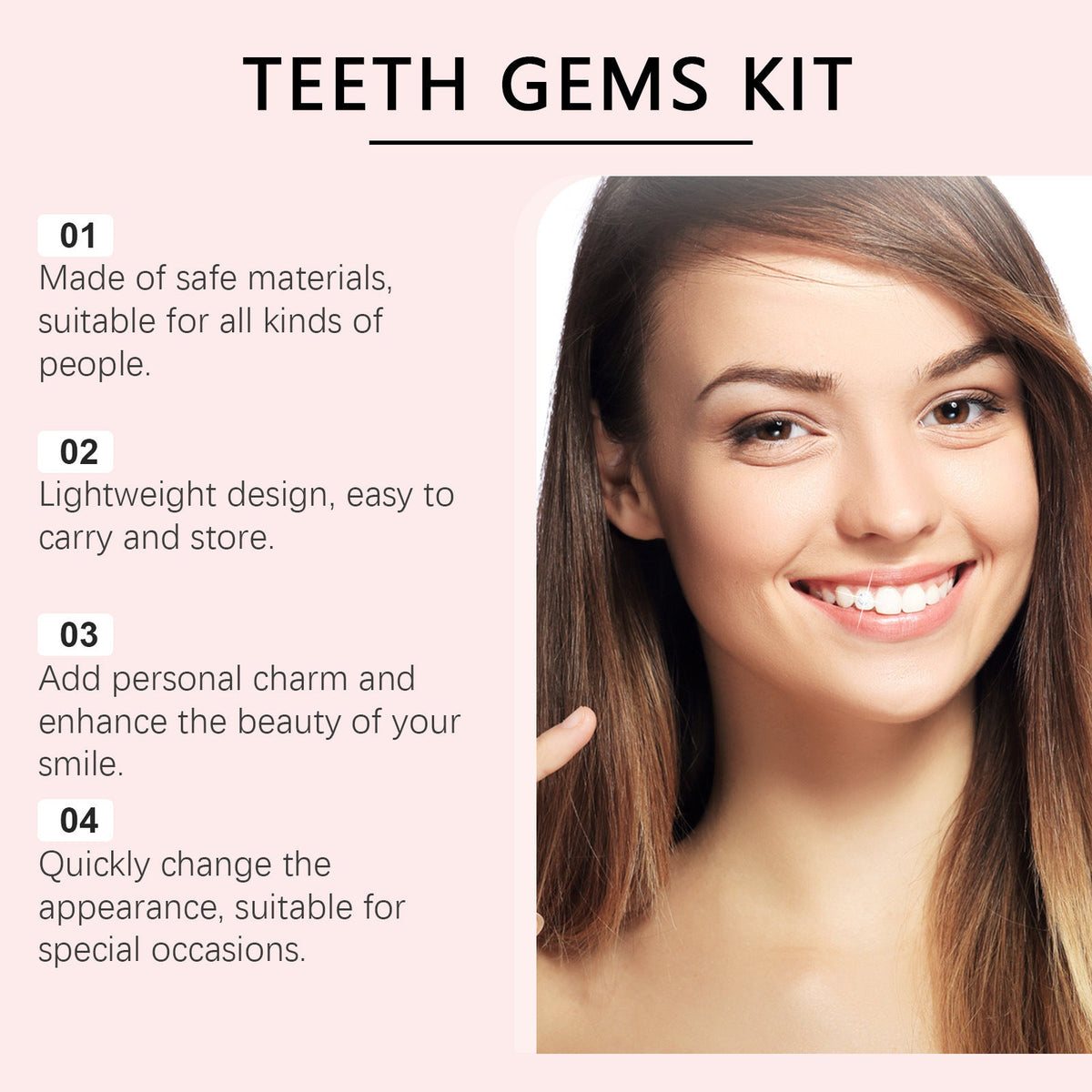 Tooth-decoration Rhinestone Create Smile DIY Decoration Suit