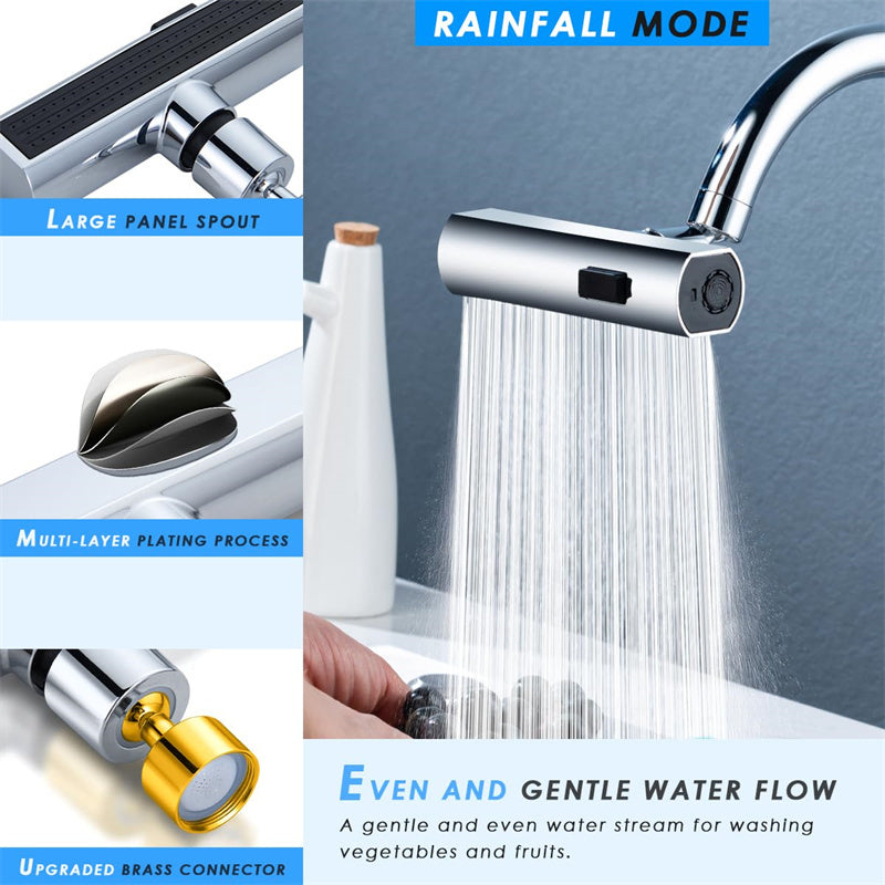 Universal Rotating Kitchen Faucet Bubbler