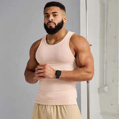 Mens Crew-neck Athletic Tank Sleeveless Top