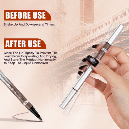 Waterproof Sweat-proof Smudge-proof Double-ended Eyebrow Pencil