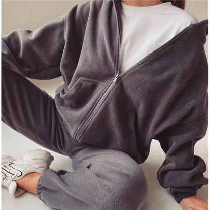 Womens Two-Piece Sportswear Sweater Set